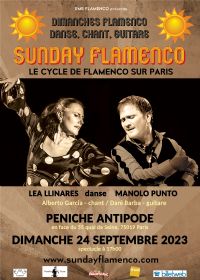 spectacle Sunday Flamenco. Le dimanche 24 septembre 2023 à Paris19. Paris.  17H00